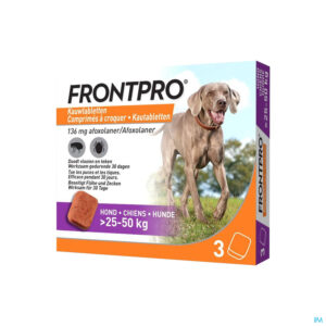 Packshot Frontpro 136mg >25-50kg Hond Kauwtabl 3