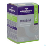 Packshot Mannavital Mariadistel Platinum V-caps 60