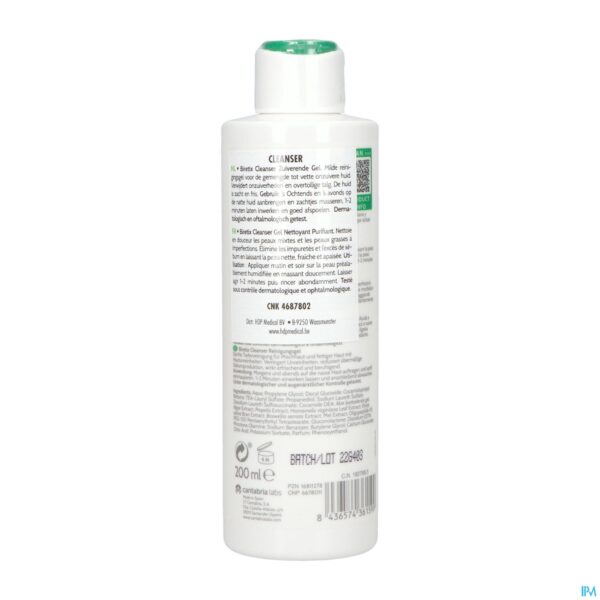 Packshot Biretix Cleanser Fl 200ml