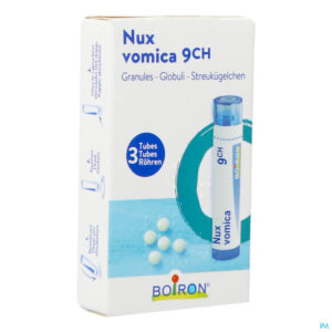 Packshot Nux Vomica 9ch Homeopack Gr 3x4g Boiron