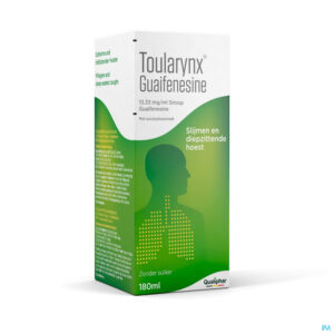 Packshot Toularynx Guaifenesine 180 ml siroop