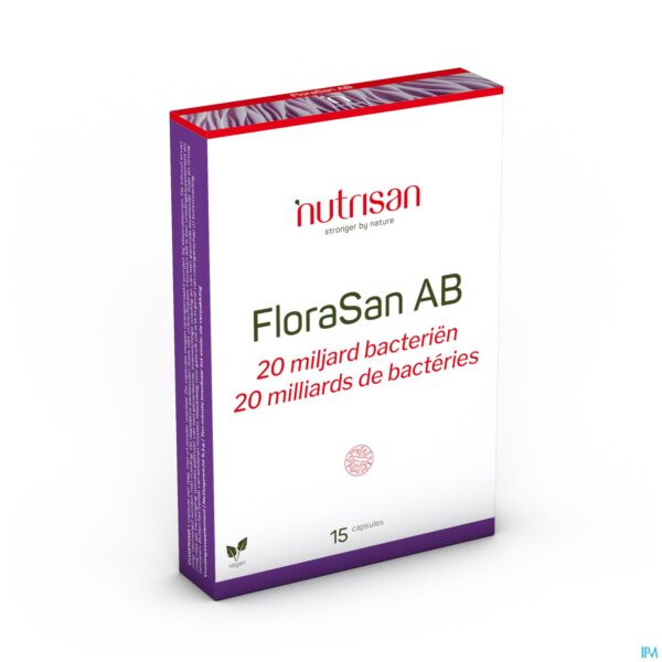 Packshot Florasan Ab Caps 15 Nutrisan