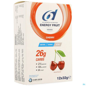 Packshot 6d Energy Fruit Cherry 12x32g
