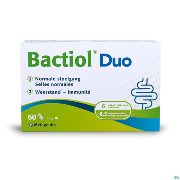 Packshot Bactiol Duo Caps 60 Metagenics Packshot Bactiol Duo Caps 60 Metagenics