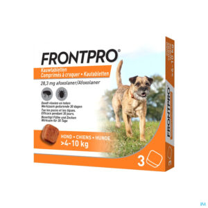 Packshot Frontpro 28mg >4-10kg Hond Kauwtabl 3