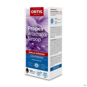 Packshot Ortis Propex Verzachtende Siroop 150ml