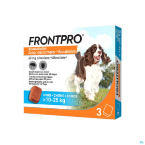 Packshot Frontpro 68mg >10-25kg Hond Kauwtabl 3