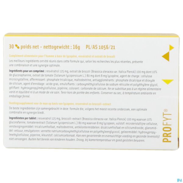 Packshot Profyt Plus Comp 30 Nf