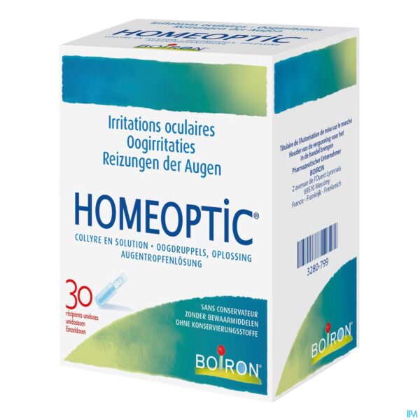 Packshot Homeoptic Unidosissen 30 X 0,4ml Boiron