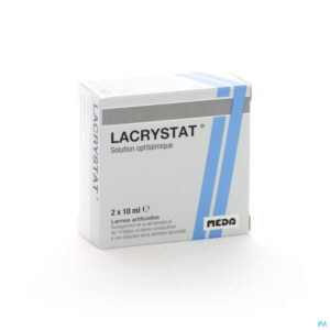 Packshot Lacrystat Collyre Fl 2x10ml Nf