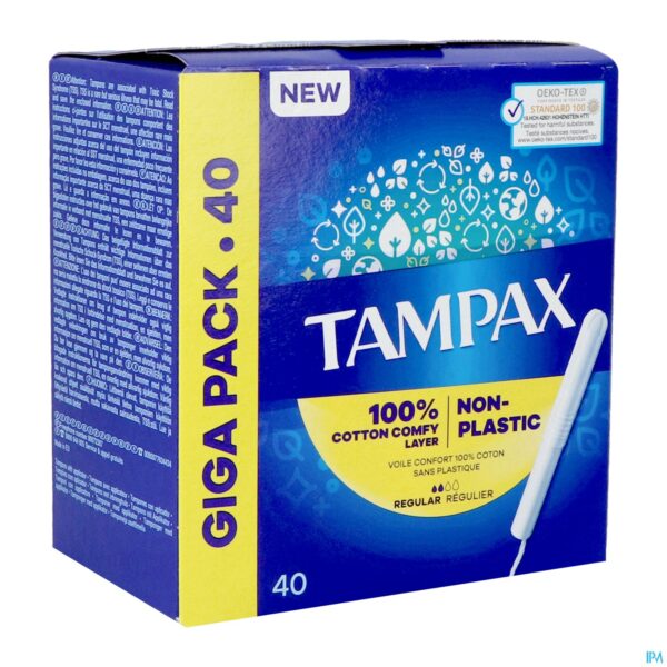 Packshot Tampax Regular 40