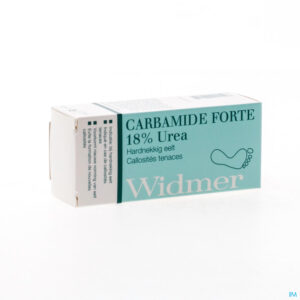 Packshot Widmer Carbamide Forte 18% Urea Tube 50ml
