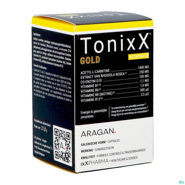 Packshot Tonixx Gold Caps 40 Nf