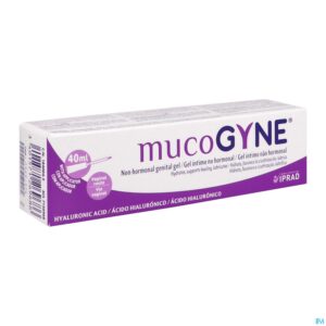 Packshot Mucogyne Vaginale Gel+applicator Tube 40ml