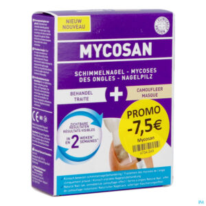 Packshot Mycosan Behandel + Camoufleer 5ml Promo -7,5€