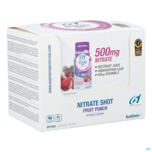Packshot 6d Nitrate Shot Fruit Punch 6x60ml