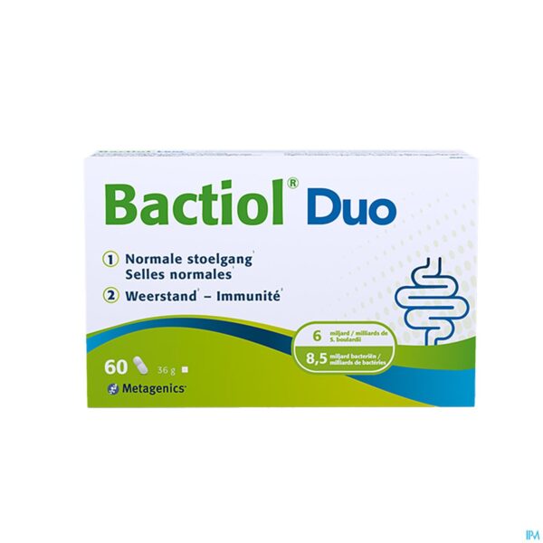 Packshot Bactiol Duo Caps 60 Metagenics Packshot Bactiol Duo Caps 60 Metagenics