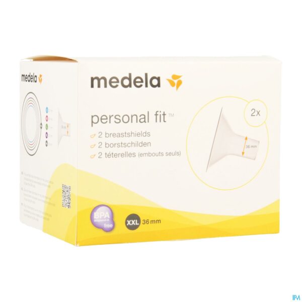Packshot Medela Personal Fit Borstschild Xxl 36mm 2
