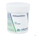 Packshot Astaxanthine 4mg Softcaps 100 Deba Nf
