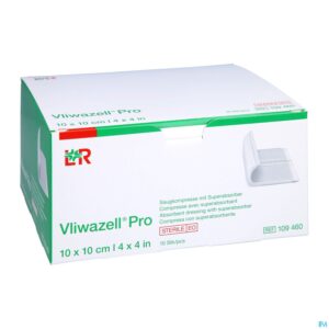 Packshot Vliwazell Pro Verb Super Absorb. 10x10cm 10 109460