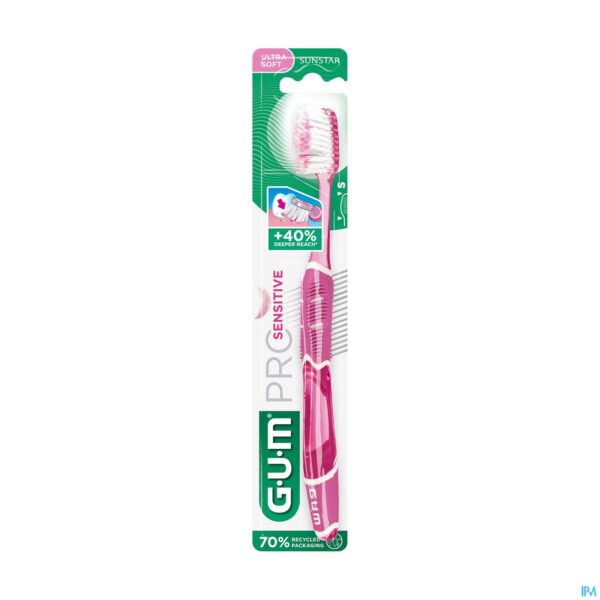 Packshot Gum Pro Sensitive Compact Ultra Tandenborstel
