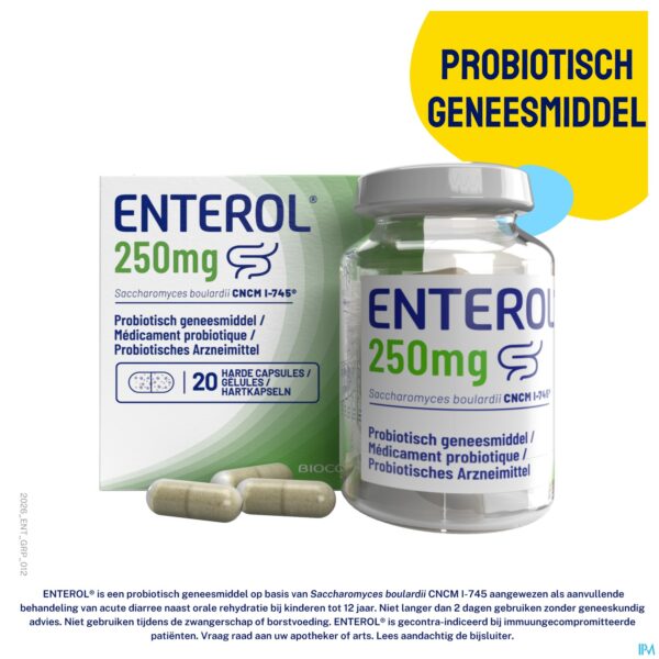 Lifestyle_image Enterol 250mg Caps Harde Dur 20 X 250mg