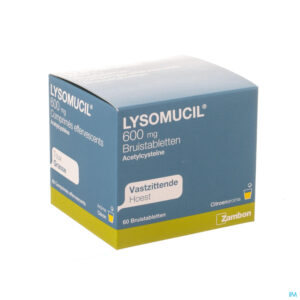 Packshot Lysomucil 600 Bruistabl. 60 X 600mg