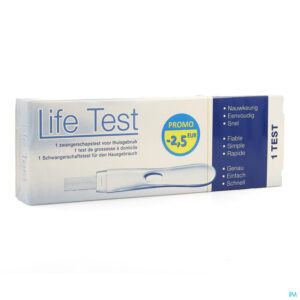 Packshot Lifetest Zwangerschapstest Stick 1 -2,5€ Promo