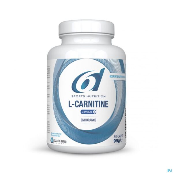 Packshot 6d Sixd l-carnitine Carnipure Caps 80