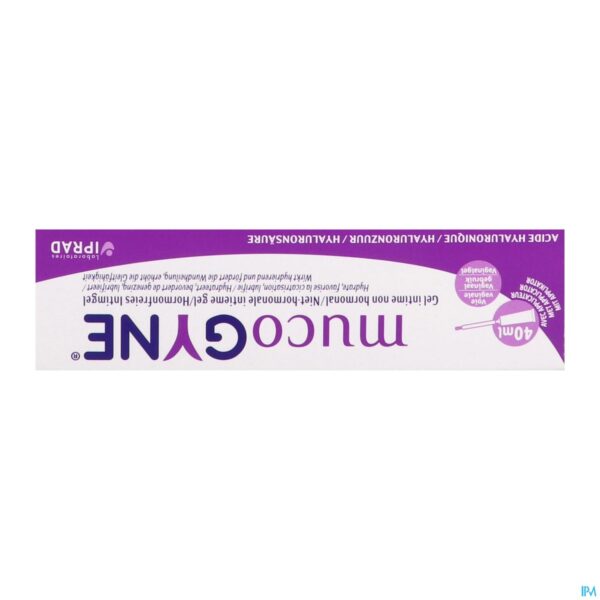 Packshot Mucogyne Vaginale Gel+applicator Tube 40ml