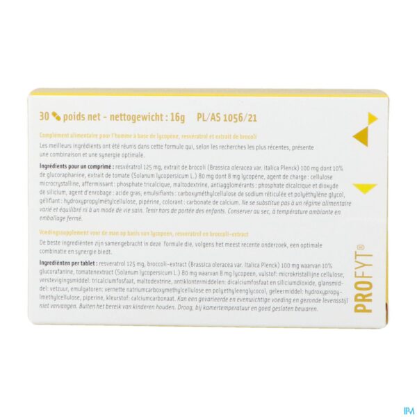 Packshot Profyt Plus Comp 30 Nf Packshot Profyt Plus Comp 30 Nf