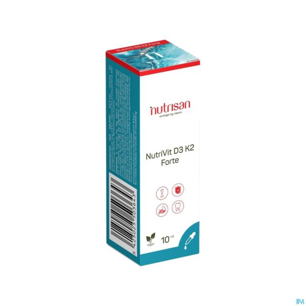 Packshot Nutrivit D3 K2 Forte 10ml Nutrisan