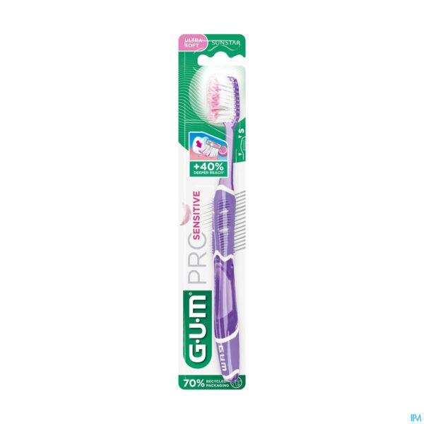 Packshot Gum Pro Sensitive Compact Ultra Tandenborstel