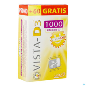 Packshot Vista D3 1000 Promo Smelttabl 120 + 60 Gratis