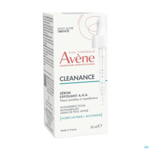 Packshot Avene Cleanance A.h.a Exfolierend Serum 30ml