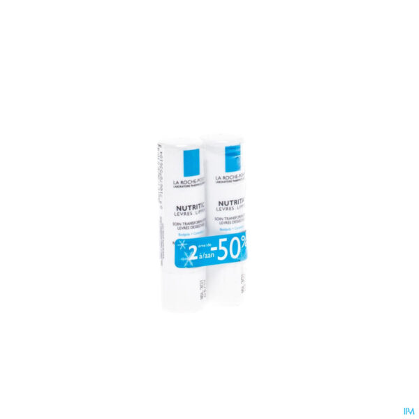 Packshot La Roche Posay Nutritic Lipstick Duo 2x4,5ml 2e -50%