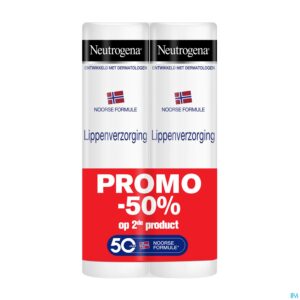 Packshot Neutrogena N/f Lipstick Duo 2x4,8g 2e -50%