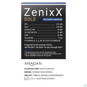 Packshot Zenixx Gold Caps 120x890mg Nf