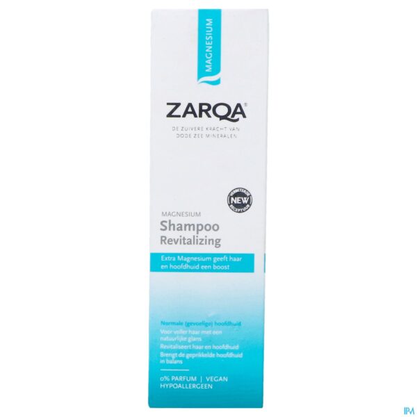 Packshot Zarqa Magnesium Shampoo Revitalizing 200ml Nf