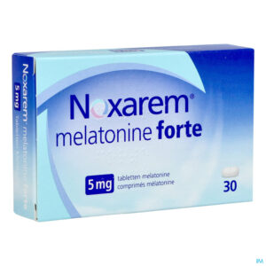 Packshot Noxarem Melatonine Forte 5mg Comp 30