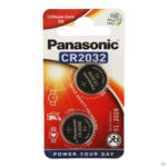 Packshot Panasonic Batterij Cr2032 3v 2