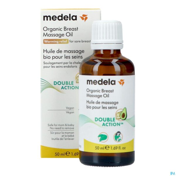 Productshot Medela Borstmassageolie Bio 50ml