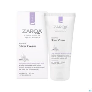 Productshot Zarqa Silver Cream Sensitive Tube 30ml