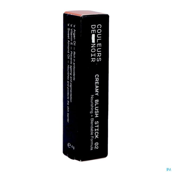 Packshot Couleurs De Noir Creamy Blush Stick 02 S. Pink