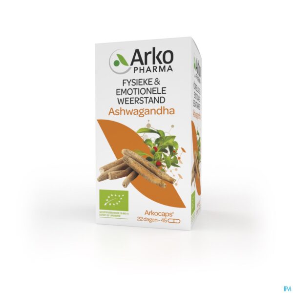 Packshot Arkocaps Ashwagandha Bio Caps 45