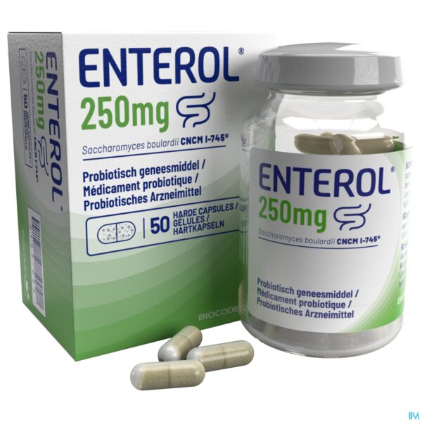 Productshot Enterol 250mg Caps Harde Dur 50 X 250mg