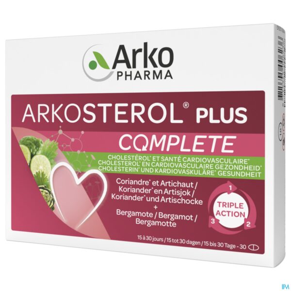 Packshot Arkosterol Plus Caps 30