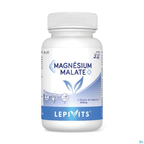 Packshot Lepivits Magnesium Malate Caps 60 Packshot Lepivits Magnesium Malate Caps 60