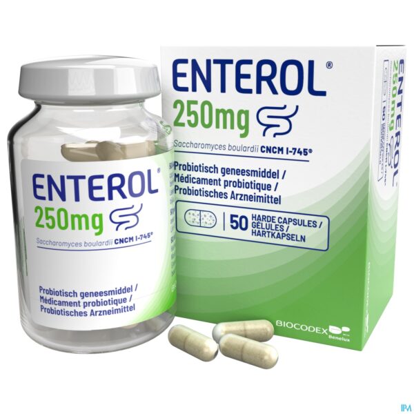 Productshot Enterol 250mg Caps Harde Dur 50 X 250mg