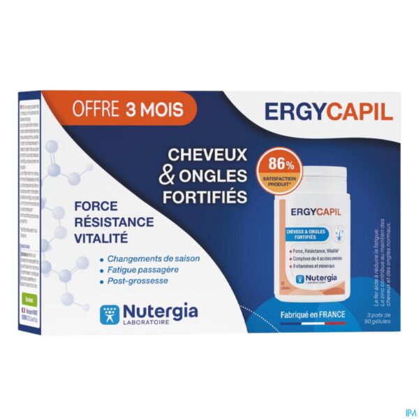 Packshot Ergycapil Pack Caps 3x90
